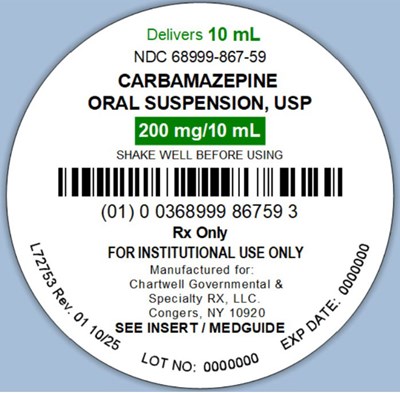68999-867-59 (10ml Cup Label)